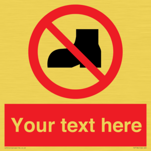 Custom No outdoor footwear